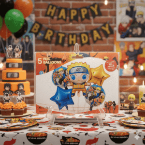Globos-Personaje-5-Piezas-Set-de-globos-metálicos-de-NarutoSet-de-globo-metálicos-de-Naruto